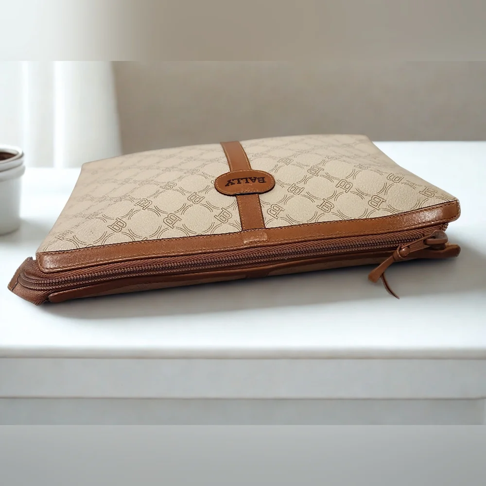Bally Vintage Clutch/Pouch – Made in Italy